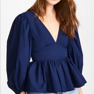 Staud Luna Top in Navy